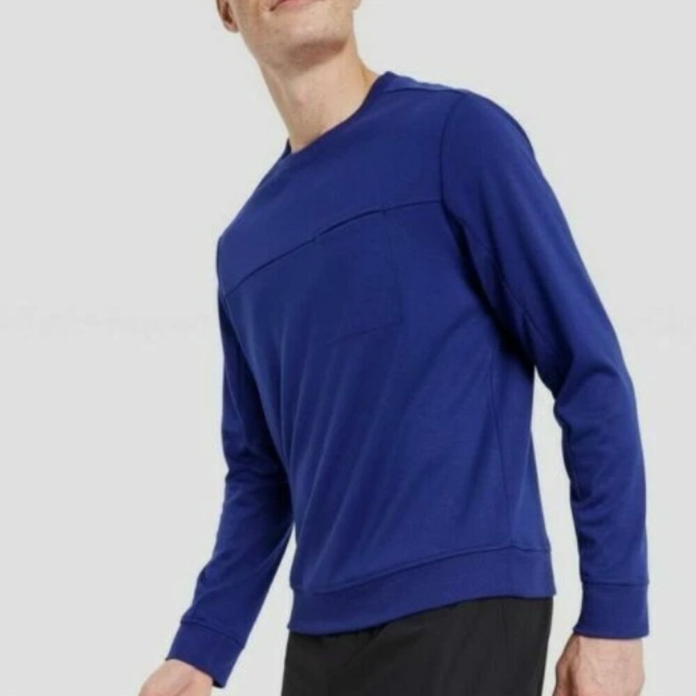 All in Motion Indigo Blue Ponte Crewneck Sweatshirt XL